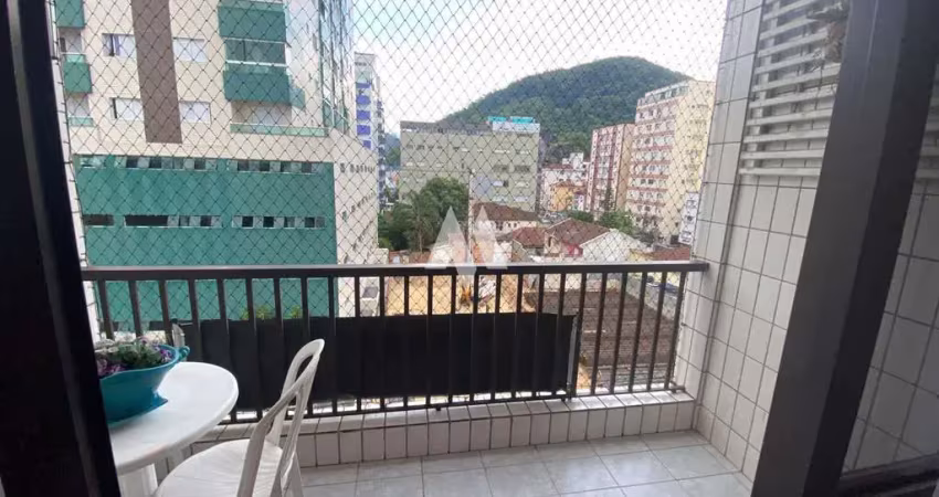 Apartamento para venda de  2 dormitórios - quadra da praia do itararé / são vicente