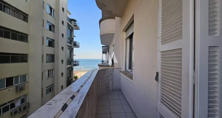 Santos Boqueirão- Apartamento a venda, 3 dormitórios s/vaga  frente mar