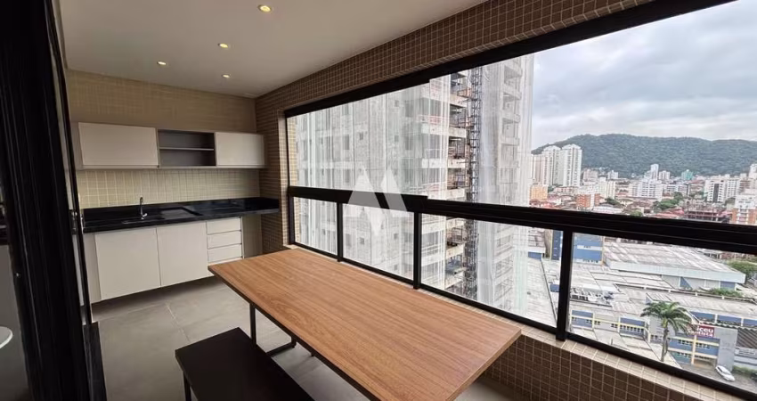 Apartamento à Venda com 2 dormitórios e vaga demarcada em José Menino, Santos/SP