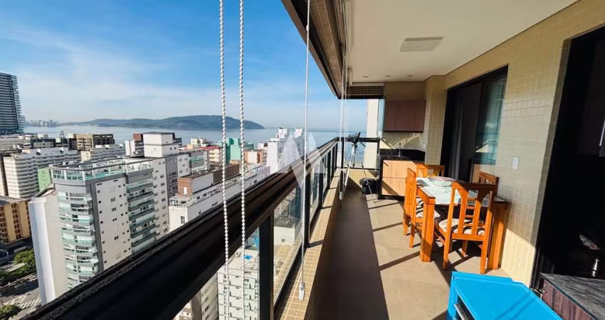 Apartamento à venda, 2 dormitorios com 1 suíte. Porteira fechada. José Menino / Santos
