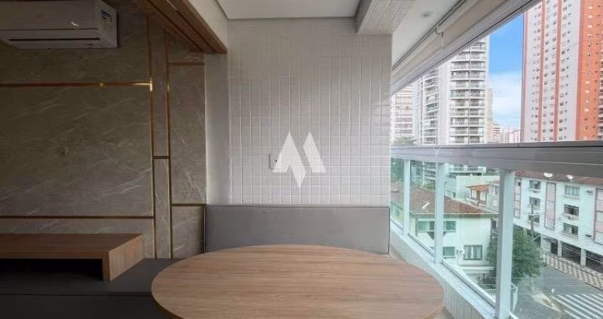 Apartamento 2 quartos, varanda gourmet e lazer à venda no Embaré em Santos/SP