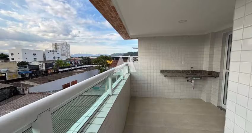 Apartamento à venda de 2 quartos, 1 suíte, vaga de garagem - guilhermina - praia grande