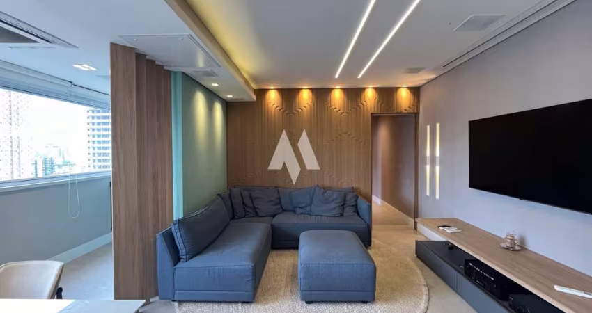 Apartamento com 2 dormitórios mobiliado e lazer para alugar no Gonzaga - Santos/SP