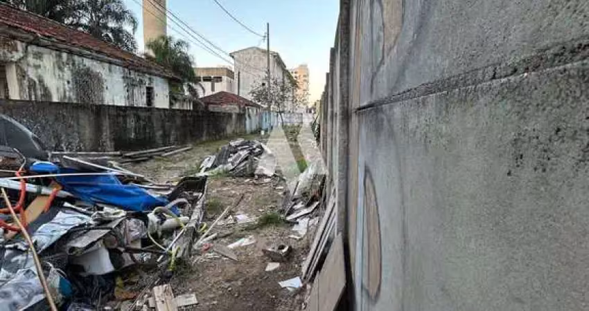 Terreno à venda na Rua Comendador Martins, Vila Mathias, Santos