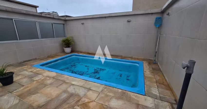 Cobertura  avenda ponta da praia 3 dormitórios, 1 suíte, 3 vagas, 1 fechada, piscina