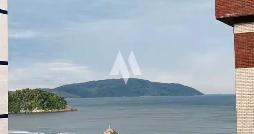 Cobertura à venda com 1 dormitório e vista para o mar no itararé em são vicente/sp