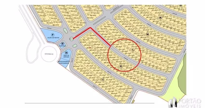 Terreno em condomínio fechado à venda na Avenida de León, Residencial Villa de Leon, Piratininga