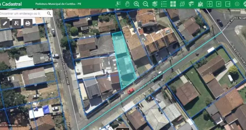 Terreno à venda, 334 m  por r  350.000,00 - são braz - curitiba pr