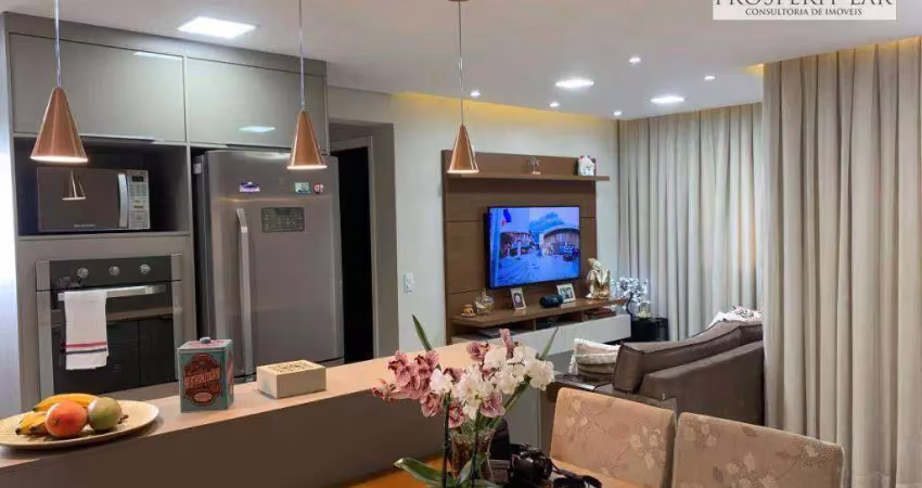Apartamento com 3 dormitórios à venda, 75 m² por r$ 750.000,00 - jardim flor da montanha - guarulhos/sp