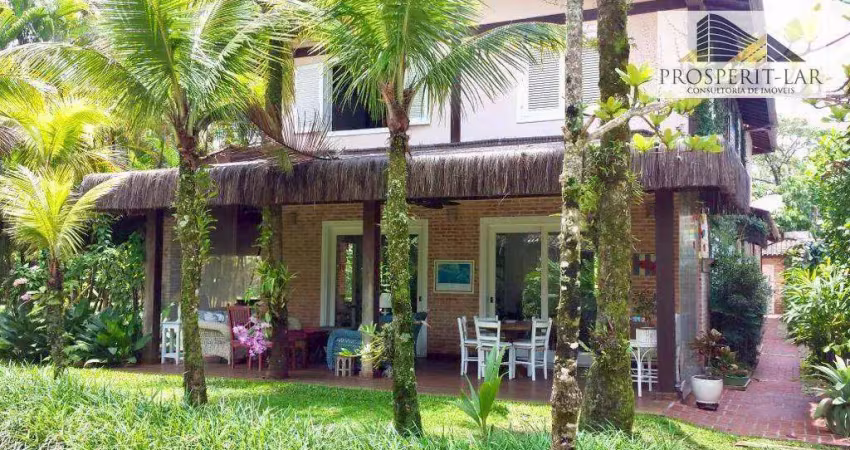 Casa com 5 dormitórios à venda, 431 m² por r$ 15.950.000,00 - baleia - são sebastião/sp