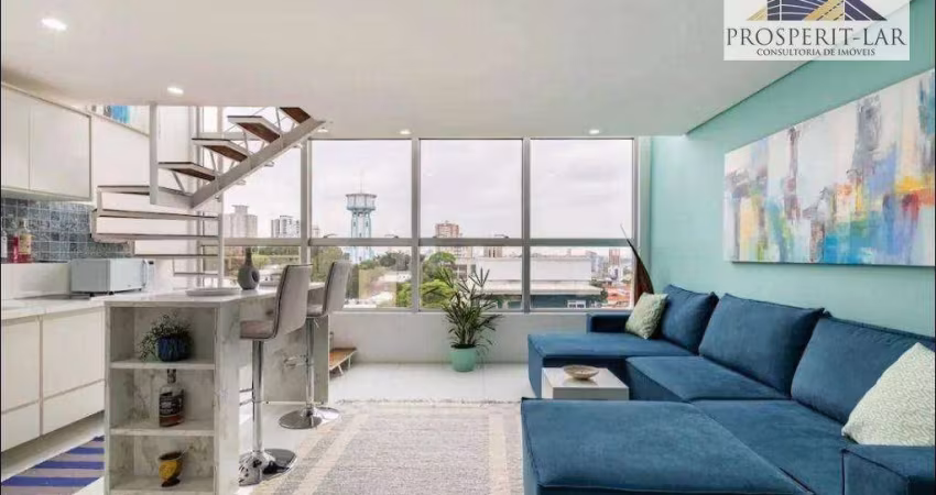 Loft com 1 dormitório à venda, 45 m² por R$ 625.000 - Santana