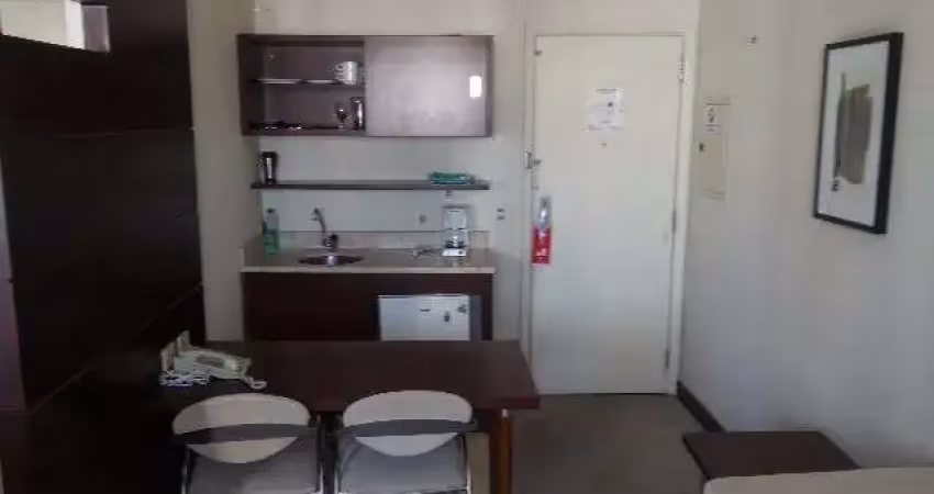 Flat para locação na chacara sto antonio, totalmente mobiliado com serviços, proximo da estação granja julieta!