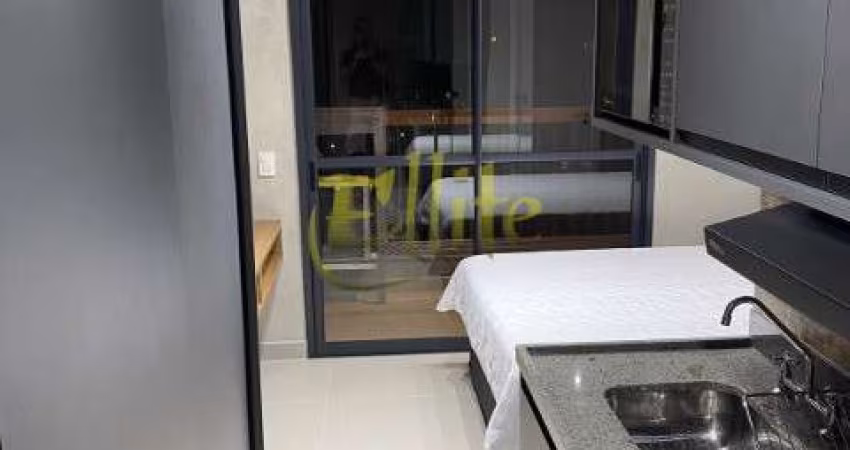 Apartamento mobiliado com 1 dormitório para locação na região do Brooklin em São Paulo!