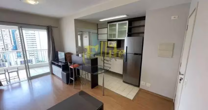 Apartamento com 01 dormitório para locação na rua sansão alves dos santos na região do brooklin, são paulo - sp.