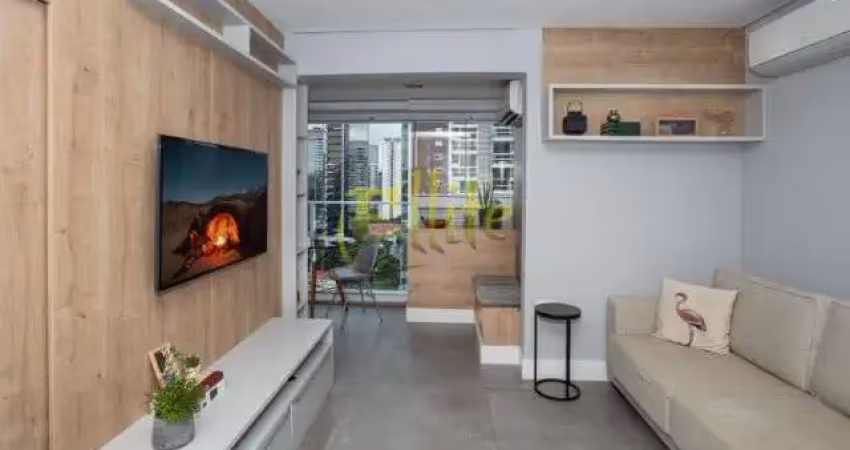 Apartamento mobiliado para locação na região do brooklin em são paulo!