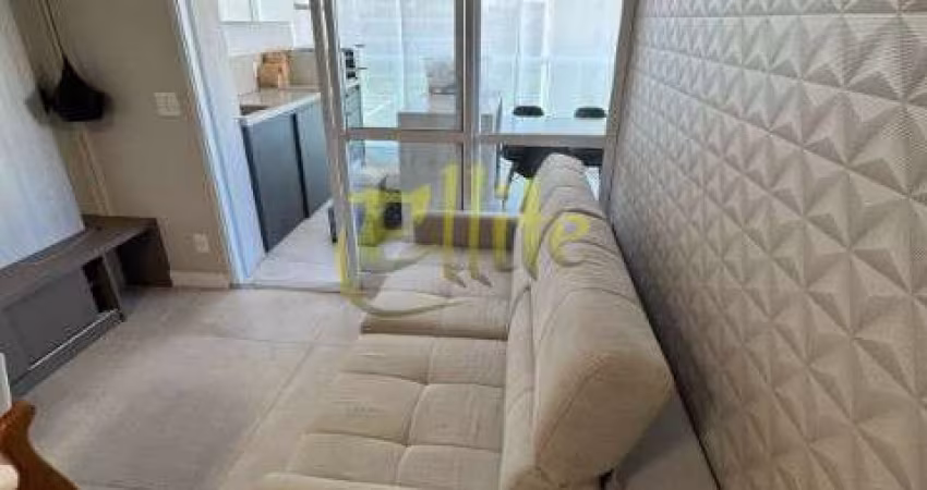 Apartamento mobiliado com 02 dormitórios para locação na região do Brooklin em São Paulo, próximo à Estação Campo Belo!
