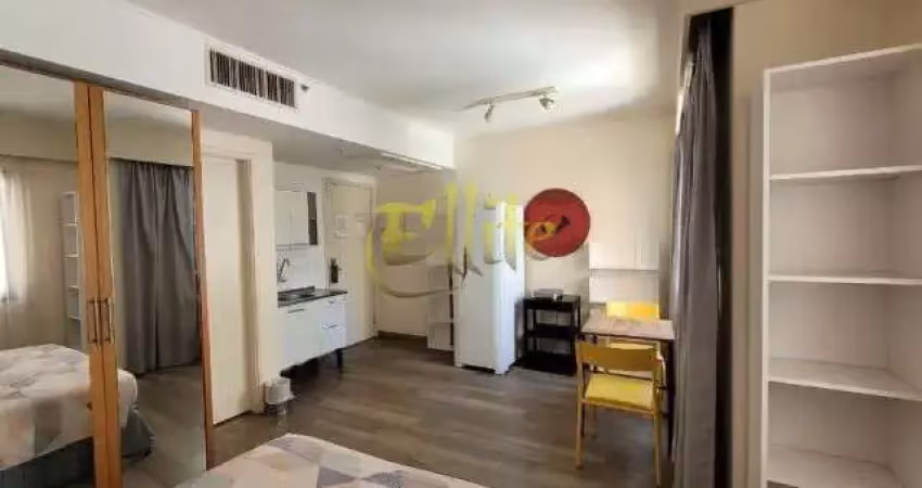 Flat para locação em moema, totalmente mobiliado com serviços, próximo das faculdades insper e anhembi morumbi!