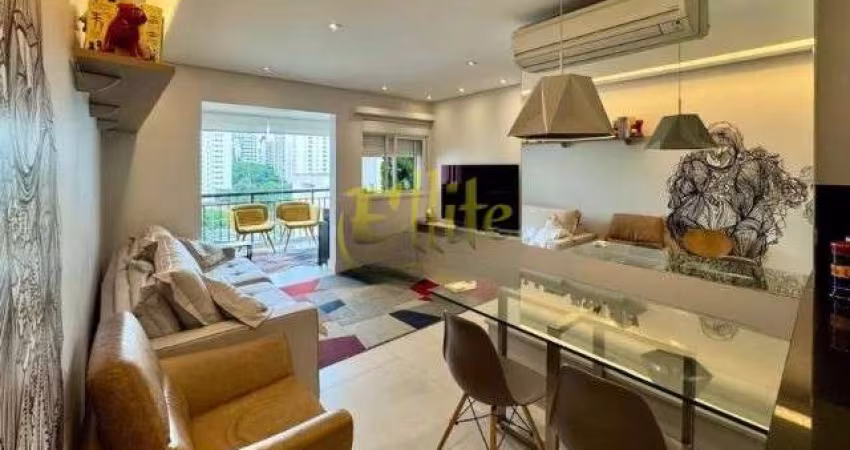 Apartamento mobiliado para locação no bairro Brooklin, São Paulo!