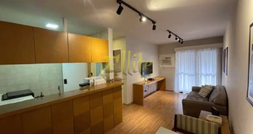 Flat à venda no Jardins, São Paulo-SP: 1 quarto, 1 sala, 1 banheiro, 1 vaga, 45m² de área. Aproveite!