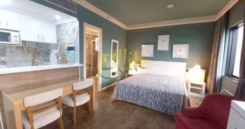Flat para locação no Tatuapé, São Paulo-SP: 1 quarto, 1 banheiro, 1 vaga de garagem - 28m² de área.