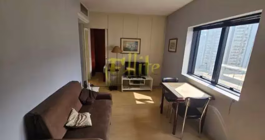 Flat para locação e venda no brooklin, totalmente mobiliado com serviços, próximo da estação berrini!