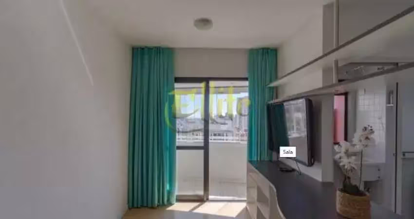 Apartamento mobiliado de 01 dormitório para venda no brooklin, são paulo!