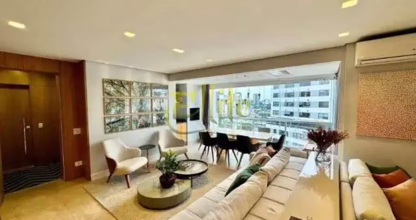 Apartamento mobiliado para locação no bairro brooklin, são paulo!
