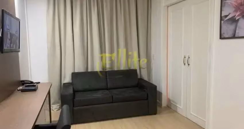 Flat para alugar na vila olímpia, totalmente mobiliado com serviços, próximo ao shopping funchal!