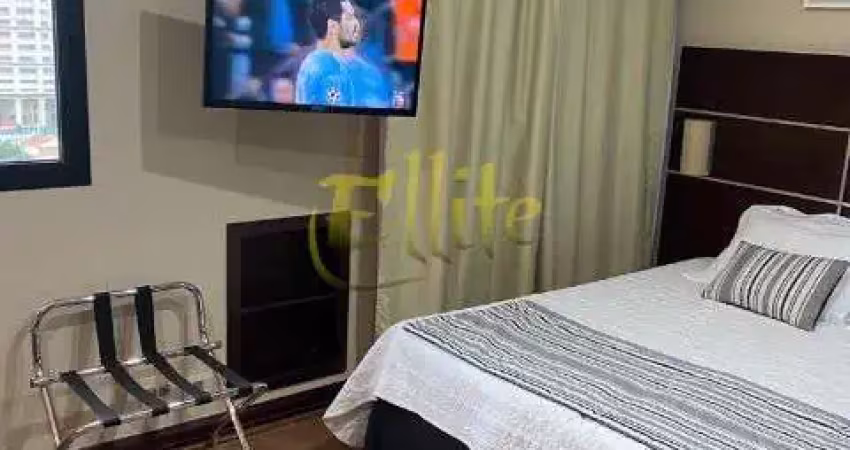 Flat para locação na chacara sto antonio, totalmente mobiliado com serviços, proximo da estação granja julieta!