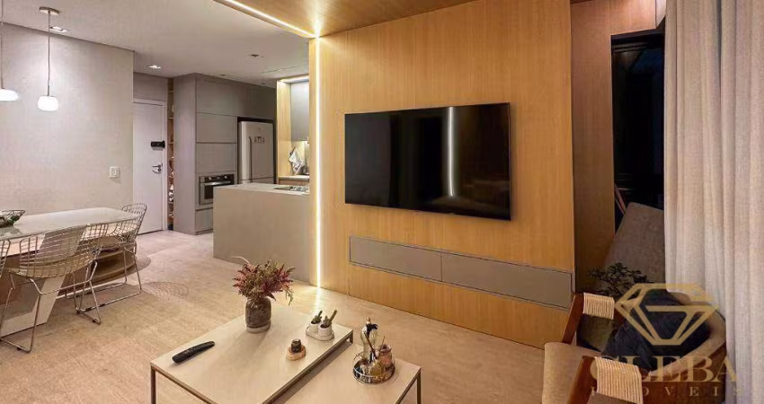 Concept Palhano apartamento para venda ou locação em Londrina Gleba Palhano: sala estendida