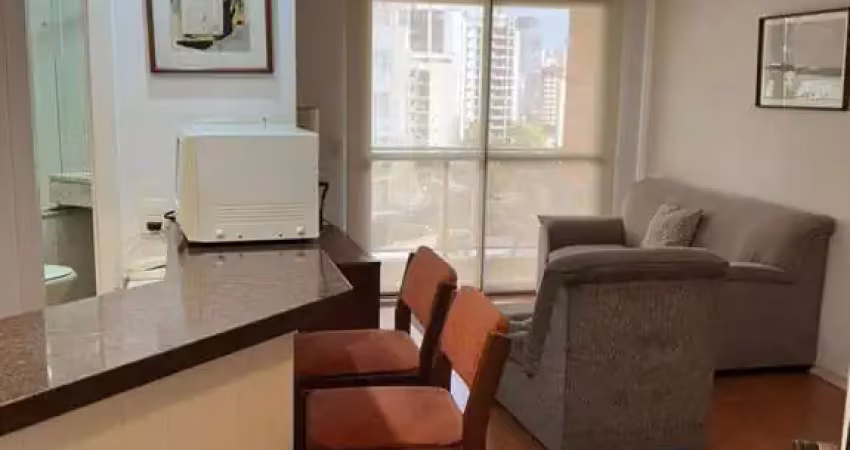 Flat para locação em vila nova conceição - contemporâneo 42m²