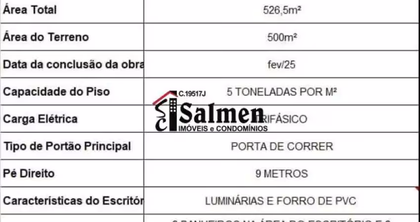 Barracão / Galpão / Depósito para alugar no Jardim Jóia, Arujá 