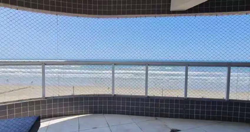 Apartamento 2 suítes, 2 vagas, com terraço - frente mar - vila caiçara