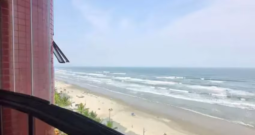 Apartamento frente mar a venda no caiçara, praia grande, sp