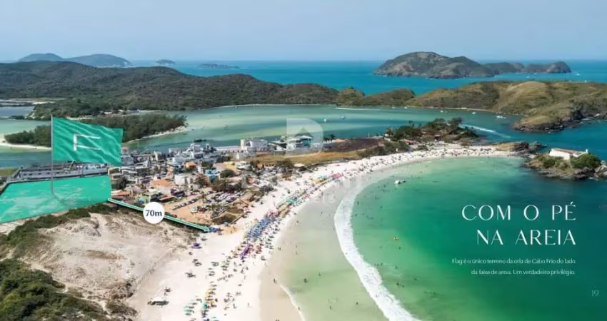 Praia do Forte - Cabo Frio/RJ - Apartamento com 1 dormitório à venda, 82 m² por R$ 673.182