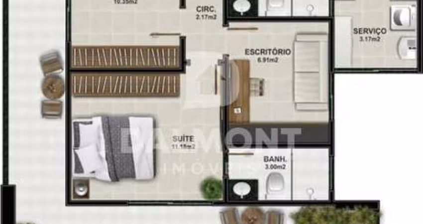 Braga, Cabo Frio, Pertinhode tudo, 102m² AC, 3 Qts