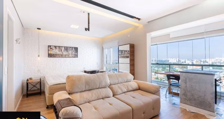 Apartamento Mobiliado à venda com 1 dormitório e 1 vaga na Vila Leopoldina - Portaria 24 hs, Edifício com Lazer e Gerador