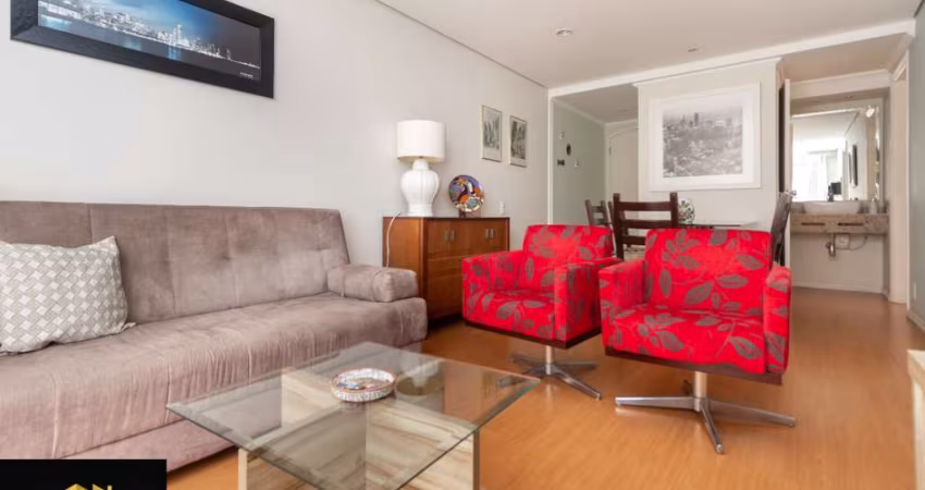 Apartamento mobiliado com 62m², 2 dormitórios, 1 vaga, em Perdizes. Edifício com Lazer e Portaria 24 hs