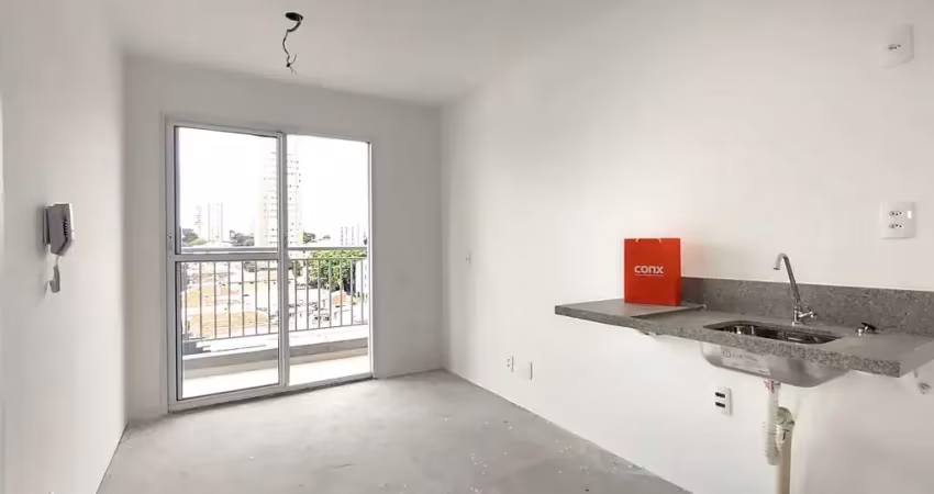 Apartamento ( studio) com 1 dormitório na vila romana, novo, vista livre. banheiro com janela