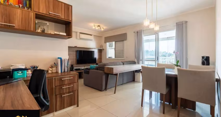 Apartamento à venda na vila leopoldina com 79m² 2 quartos ( 3 º foi anexado a sala) 2 vagas e varanda gourmet. edifício com lazer e portaria 24 hs