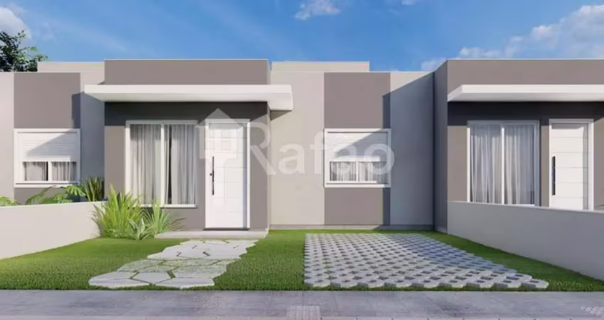 Casa geminada para venda em osório, glória, 2 dormitórios, 1 banheiro