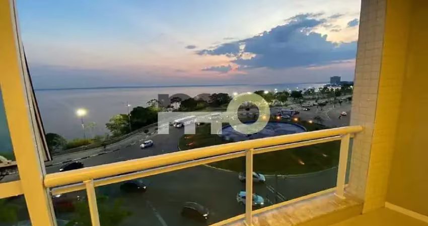 Apartamento condomínio vision para locação, 157m², frente rio, 100% mobiliado, ponta negra, manaus,