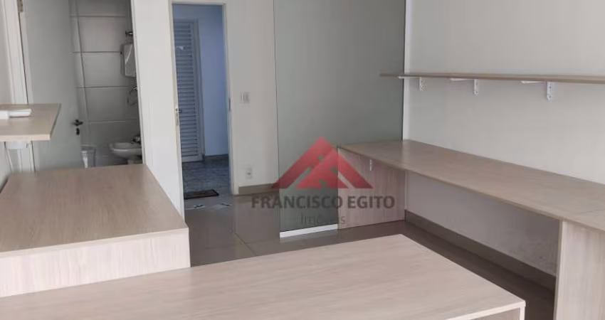 Sala comercial no Jardim Icaraí com 30m, perto de todo comércio do Largo do Marrão. Total infraestrutura de transporte no entorno, vazia, piso em por
