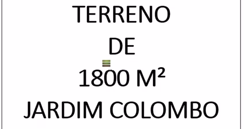 Terreno com 5 lotes Jardim Colombo