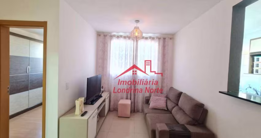 Apartamento com 2 dormitórios, 43 m² - venda por R$ 175.000,00 ou aluguel por R$ 1.350,00/mês - Conjunto Habitacional Doutor Farid Libos - Londrina/PR