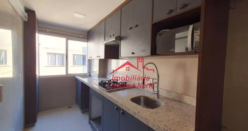 Apartamento com 3 dormitórios para alugar, 60 m² por R$ 1.130,00/mês - Conjunto Vivi Xavier - Londrina/PR