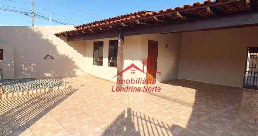 Casa com 3 dormitórios para alugar, 99 m² por R$ 1.850,00/mês - Conjunto Parigot de Souza 3 - Londrina/PR