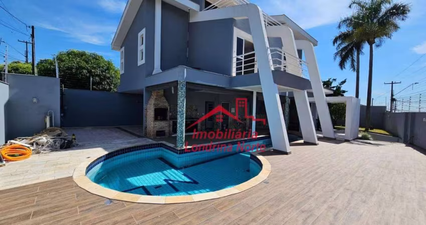 Casa com 3 dormitórios para alugar, 360 m² por R$ 6.500,00/mês - Coliseu - Londrina/PR