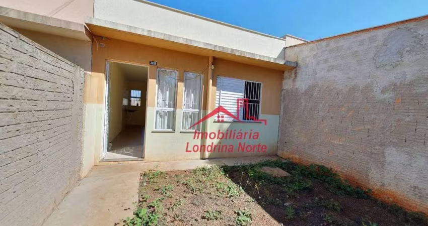 Casa com 2 dormitórios, 55 m² - venda por R$ 190.000,00 ou aluguel por R$ 800,00/mês - Residencial Vila Romana - Londrina/PR