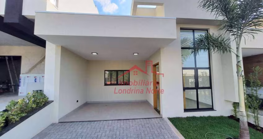 Casa com 3 dormitórios à venda, 103 m² por R$ 570.000 - Heimtal Park - Londrina/PR
